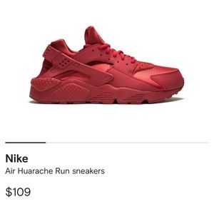 Nike Huarache 4.5Y/6women's